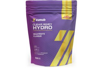 Zumub clear whey protein wild fruits pouch