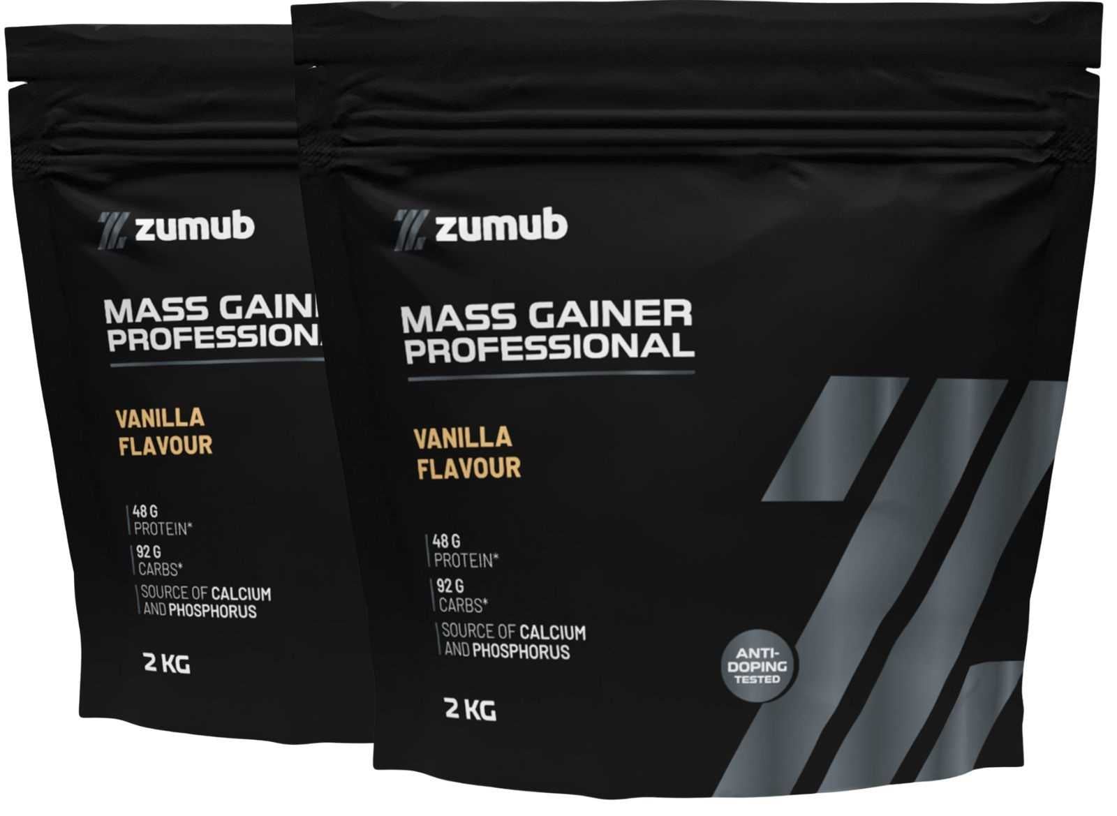 Zumub mass gainer vanilla 4kg pouch