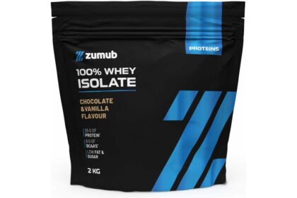 Zumub whey isolate chocolate vanilla 2kg tub