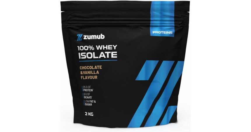 Zumub whey isolate chocolate vanilla 2kg tub