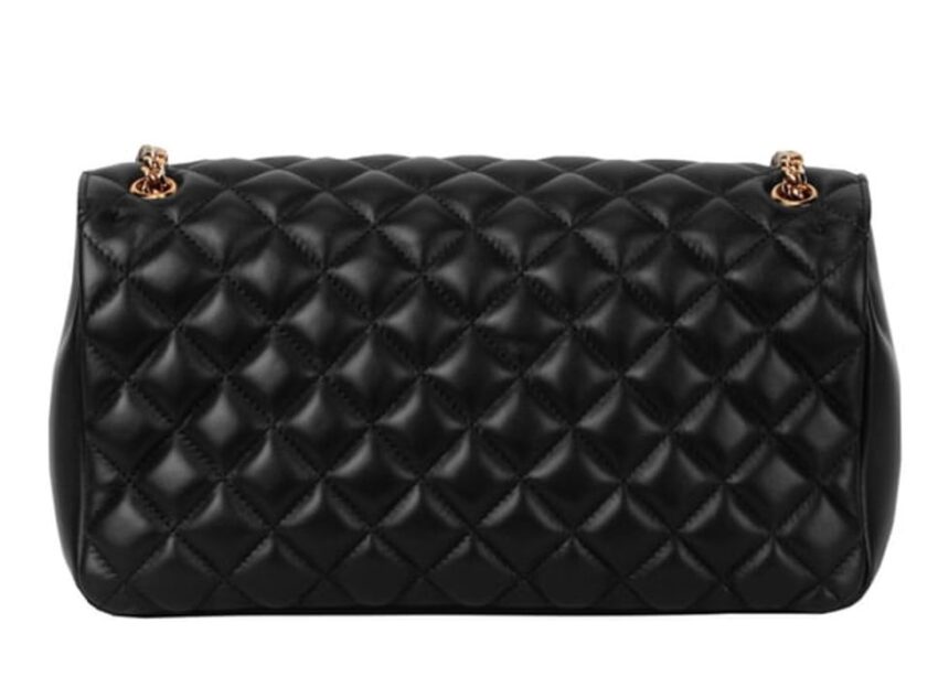 Quilted leather shoulder bag