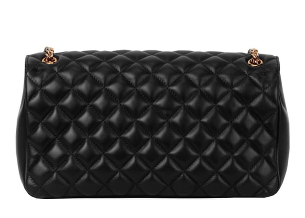 Quilted leather shoulder bag