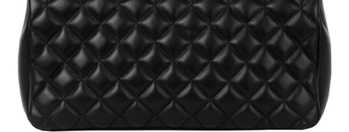 Quilted leather shoulder bag