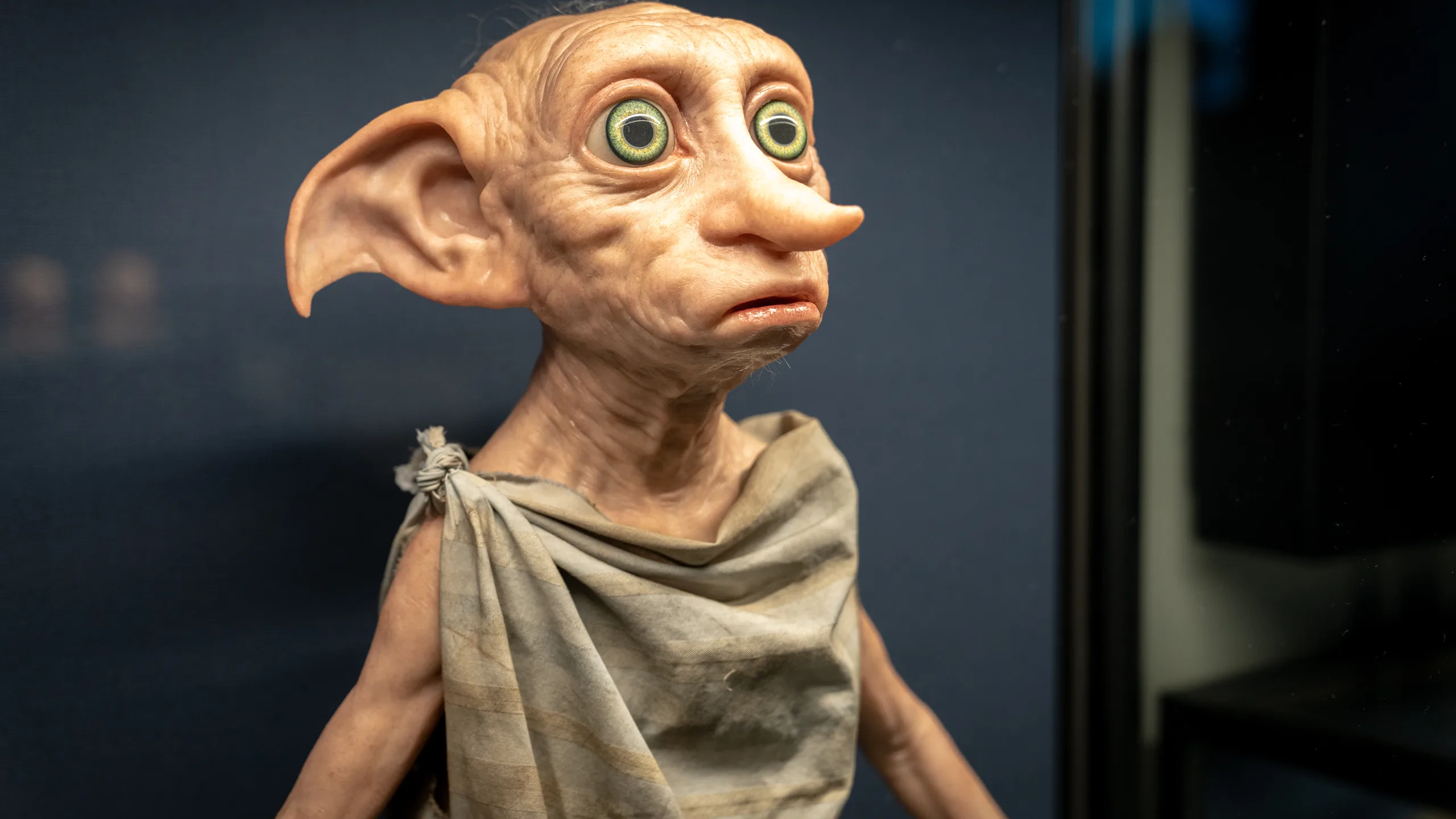 Dobby creature effects display at Warner Bros. Studios Japan