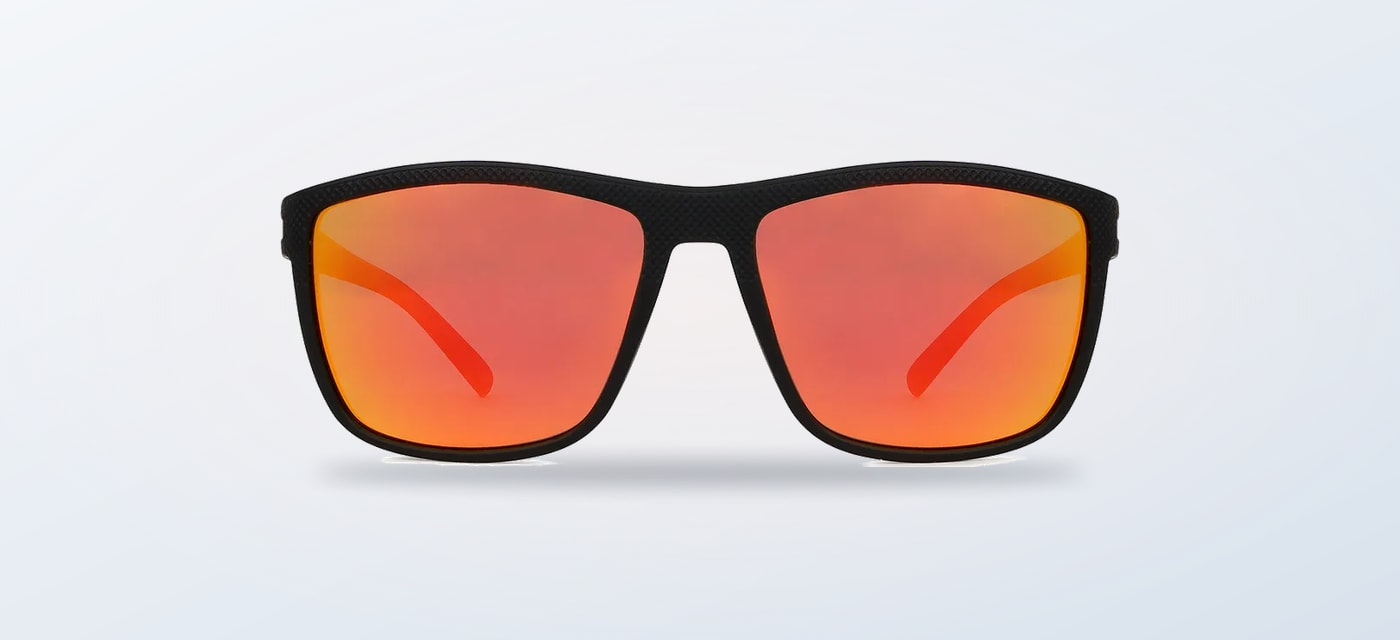 Matte black polarised Feel Good Collection Zade sunglasses