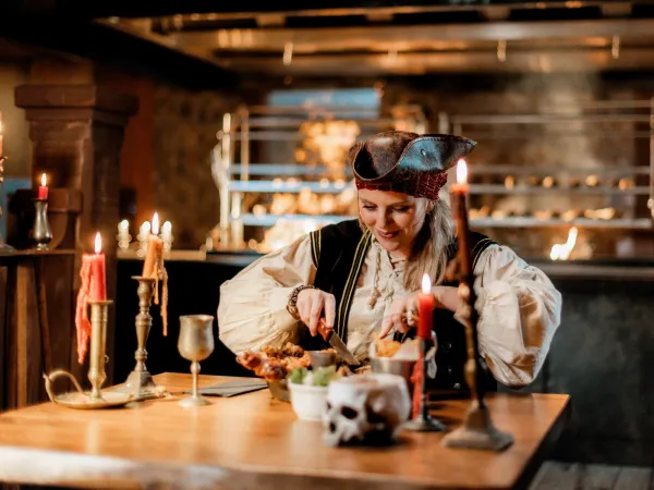 Espace de restauration Piratengrill à Plopsaland Belgium