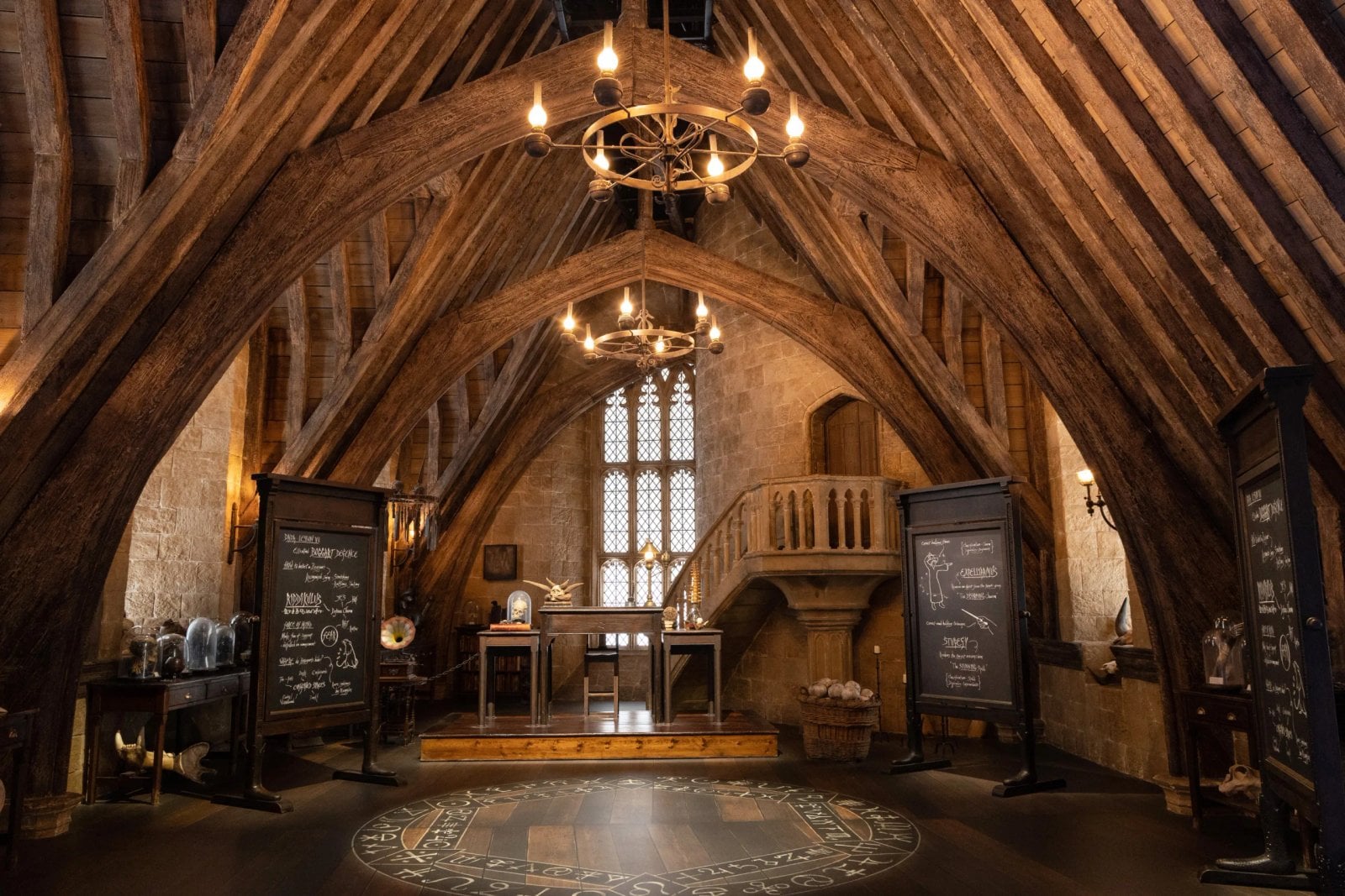 Defence Against the Dark Arts classroom set at Warner Bros. Studios Japan