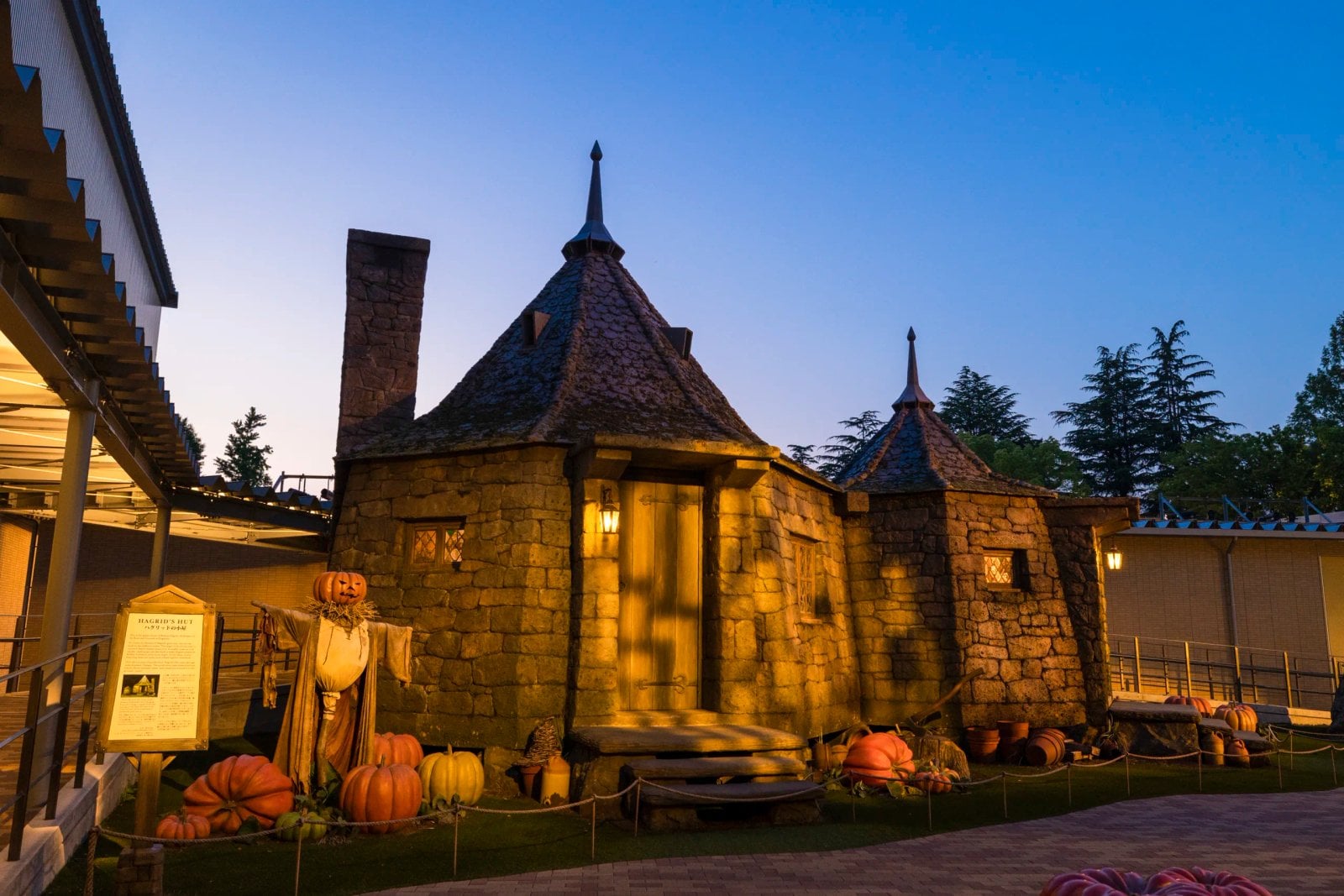 Hagrid's Hut set at Warner Bros. Studios Japan
