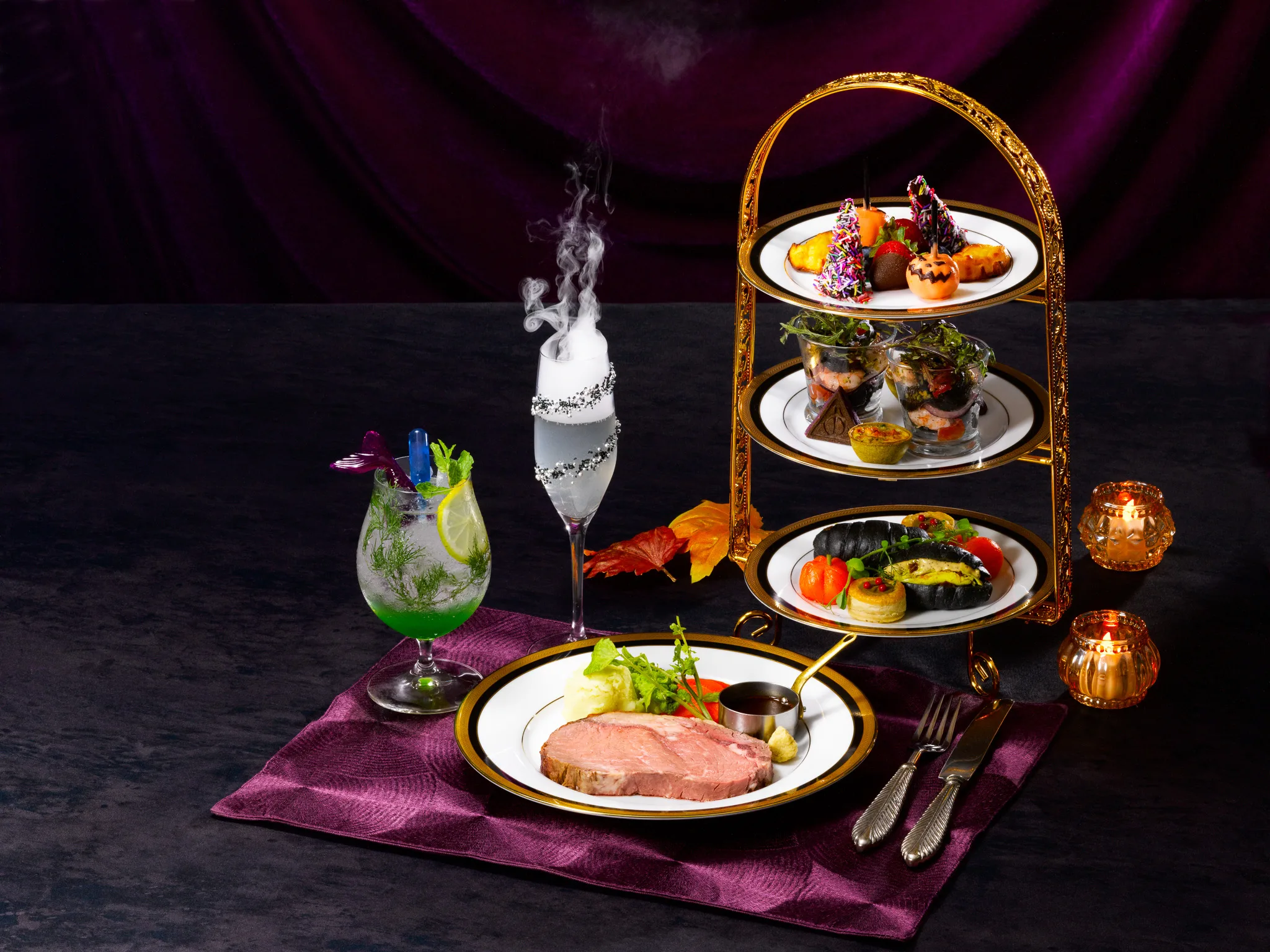 Evening high tea presentation at Warner Bros. Studios Japan