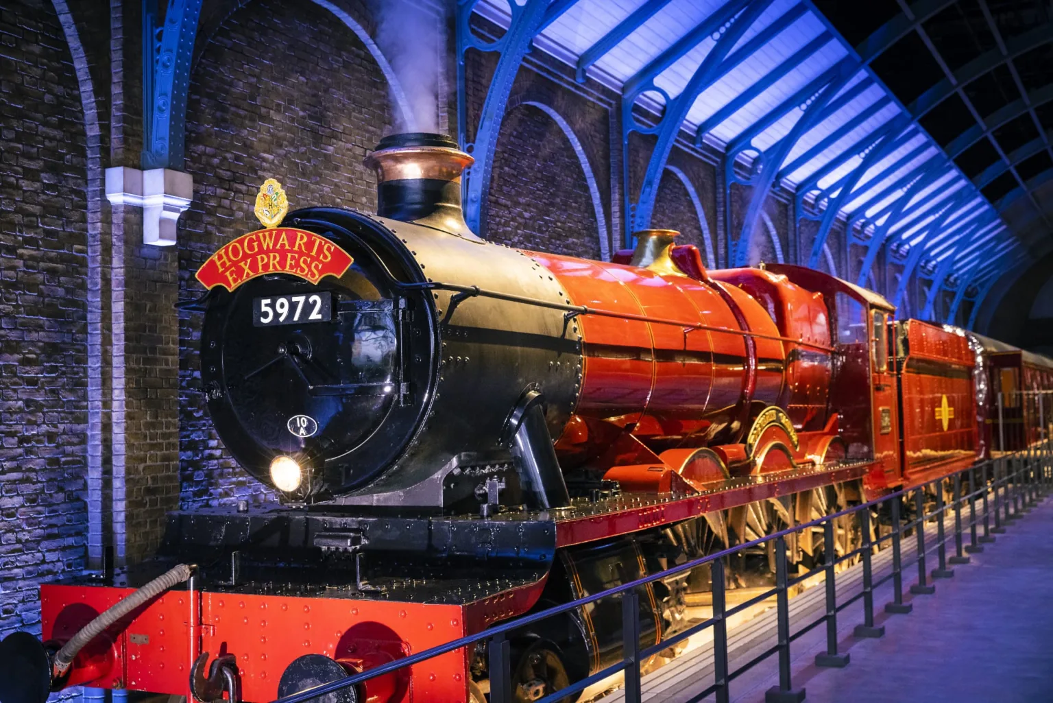 The Hogwarts Express set at the Tokyo studio tour