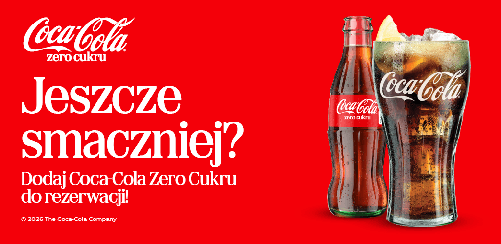 Napój cola pokazany w kampanii week