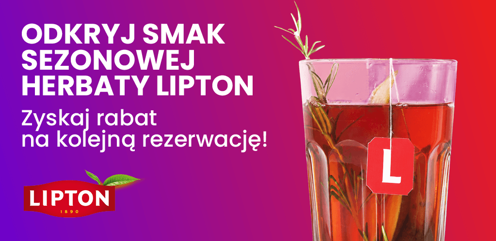 Herbata mrożona przedstawiona w materiale kampanii